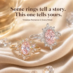 The Radiant Pink Oval Statement Ring – Designed for Your Signature Style