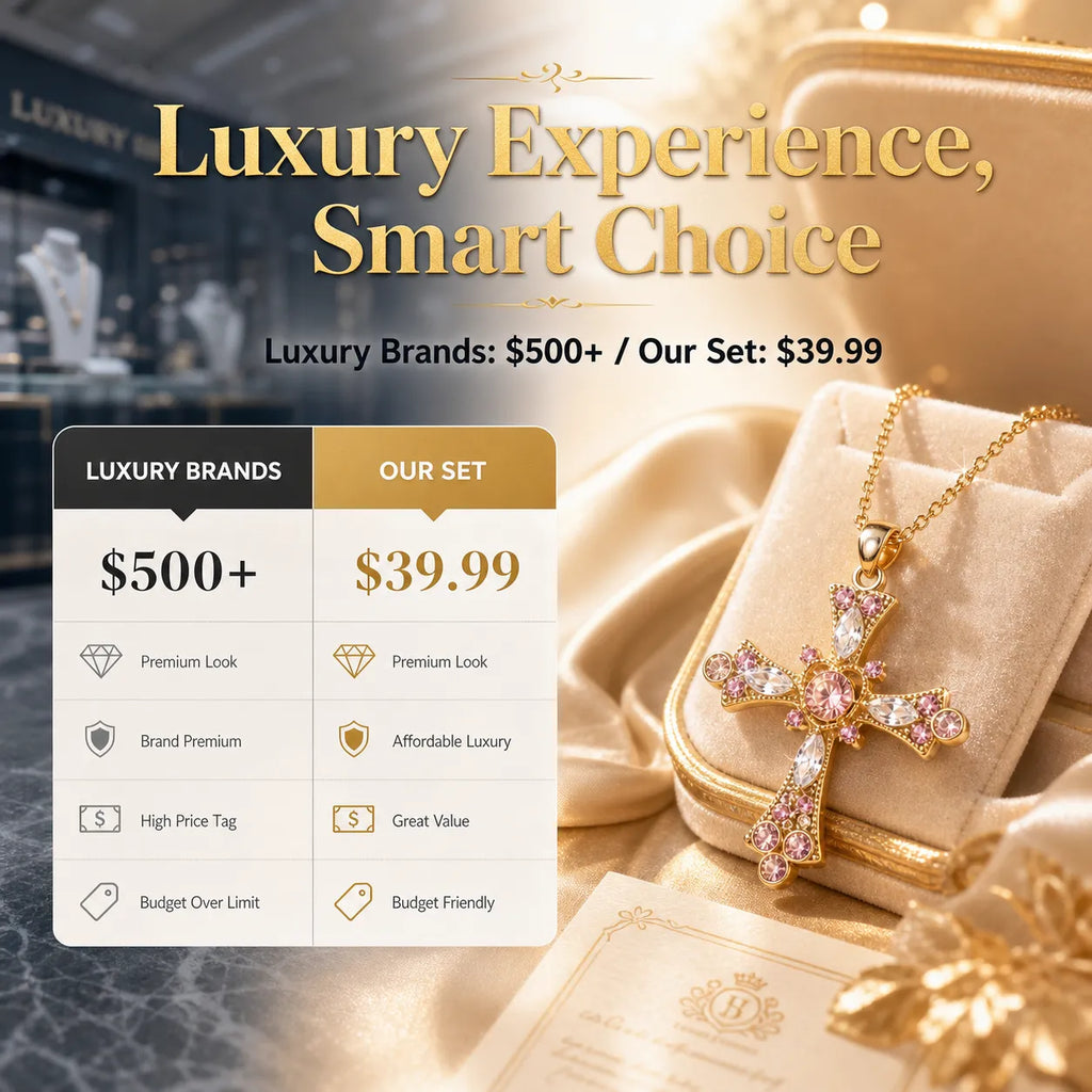 Women's Sparkling Diamond Jewelry – Elegant Diamond Cross Necklace