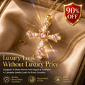 Women's Sparkling Diamond Jewelry – Elegant Diamond Cross Necklace