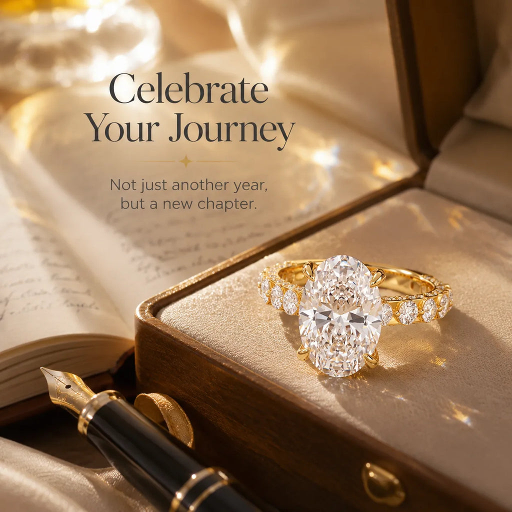Elegant Oval Hidden Halo Ring – Timeless Luxury Sparkle Designed For Everyday Elegance