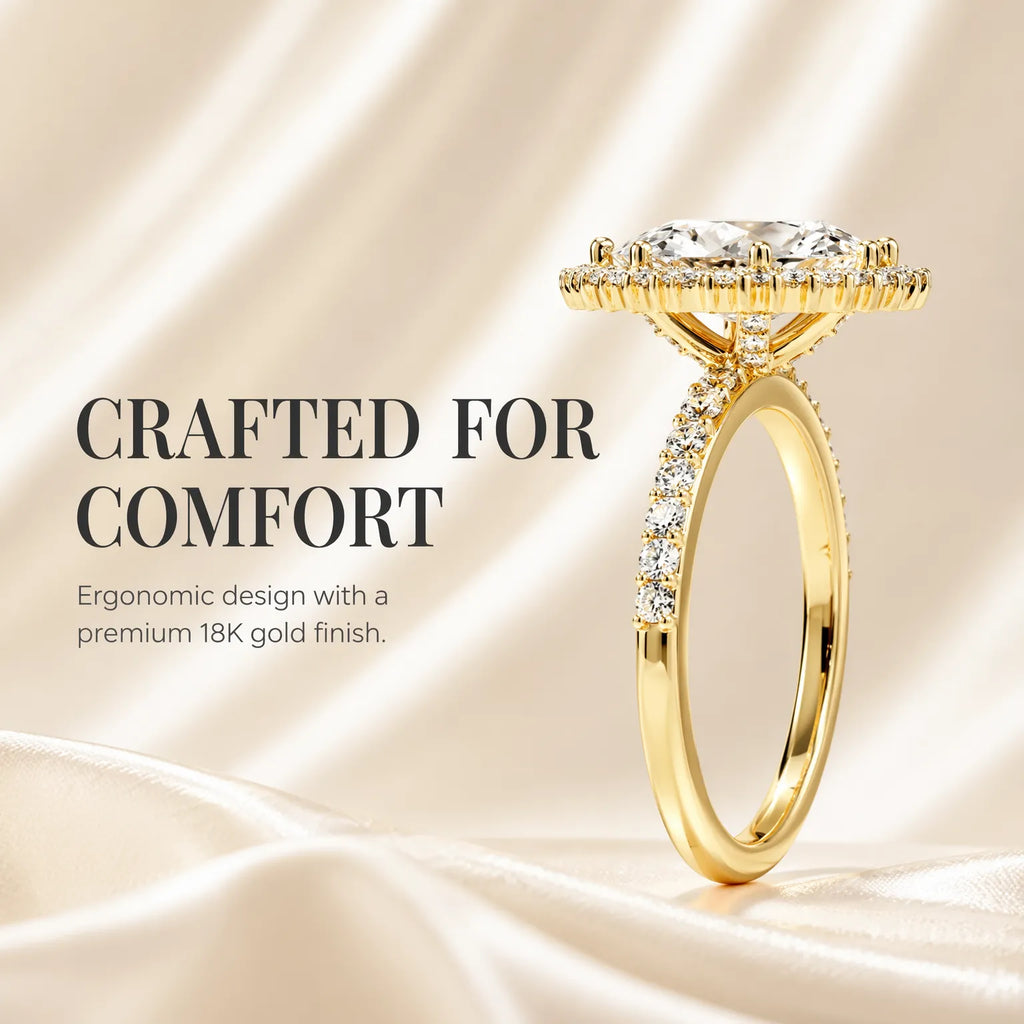 The Marquise Halo Ring Romantic Brilliance Designed For Your Forever Moment