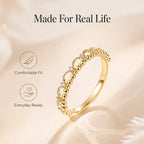Diamond Lace Ring-- Timeless Elegance With A Delicate Touch Of Luxury