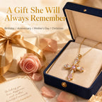 Women's Sparkling Diamond Jewelry – Elegant Diamond Cross Necklace