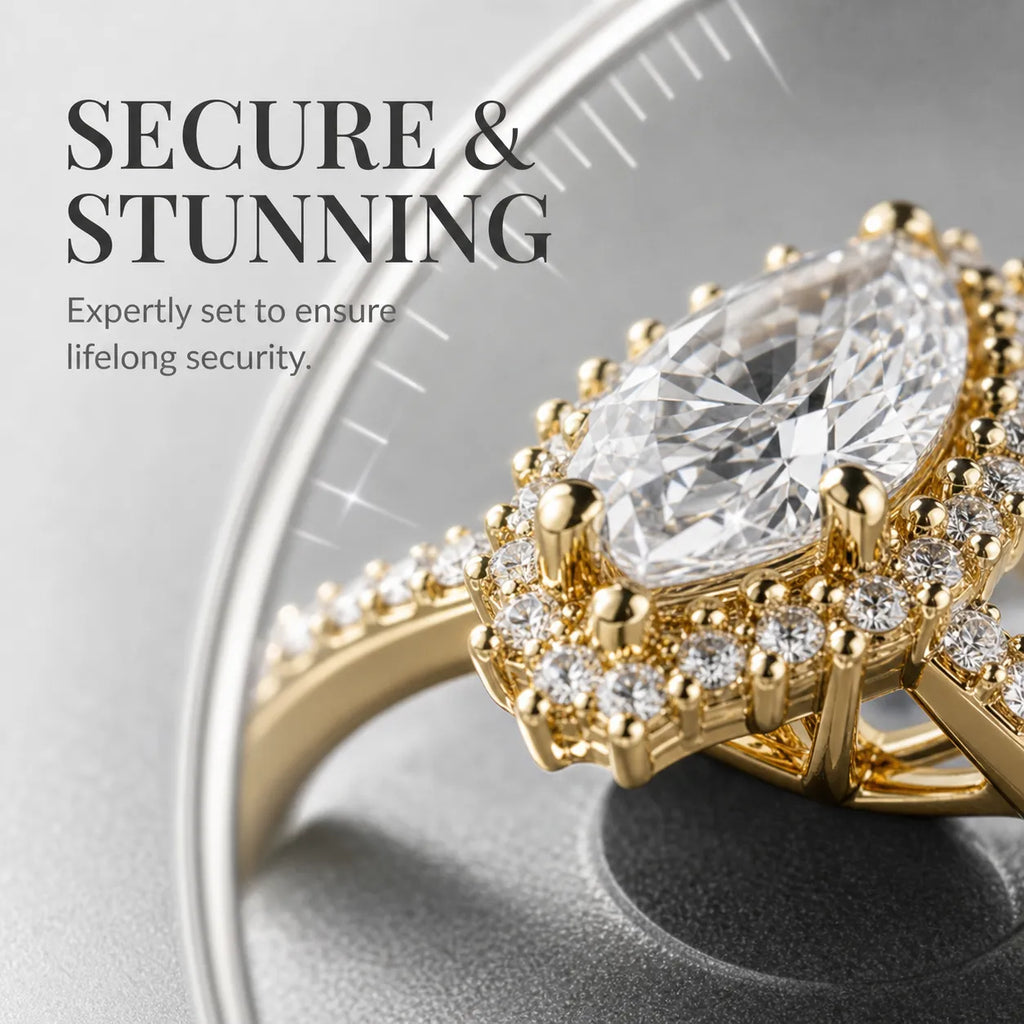 The Marquise Halo Ring Romantic Brilliance Designed For Your Forever Moment