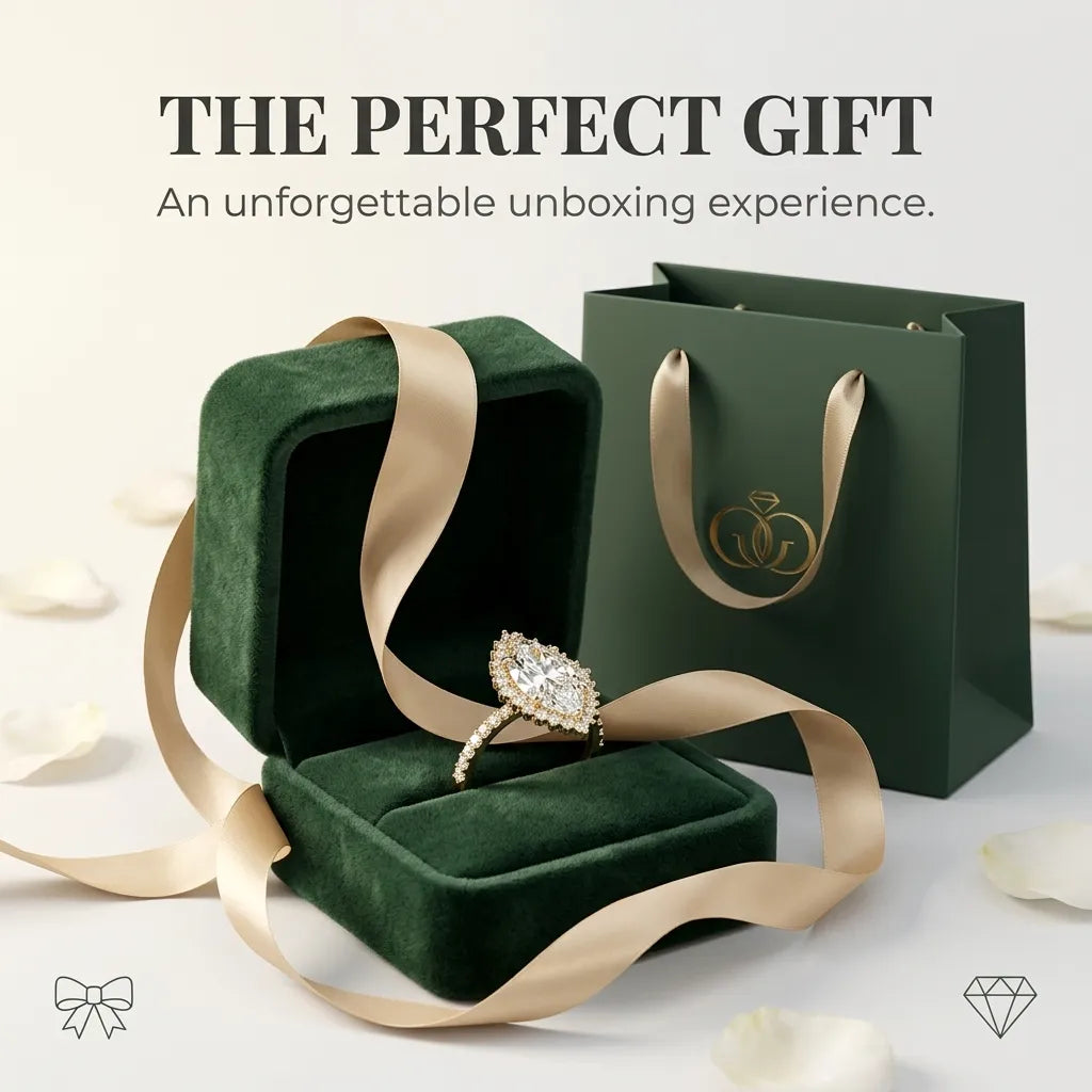 The Marquise Halo Ring Romantic Brilliance Designed For Your Forever Moment
