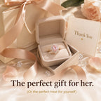 The Radiant Pink Oval Statement Ring – Designed for Your Signature Style