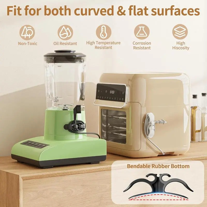 Last Day 50% OFF 🔥 Upgraded Appliance Cord Organizer – Flexible Cord Wrap for Curved & Flat Surfaces