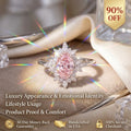 The Radiant Pink Oval Statement Ring – Designed for Your Signature Style