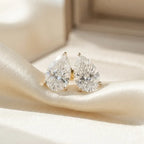 Featherlight 3ct Pear Cut Lab Diamond Studs – All-Day Comfort & Radiant Sparkle--Last Day Sale-90% OFF🔥