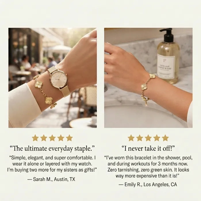 Radiant Sparkle 14K Gold Chain Bracelet | Skin-Friendly, Everyday Luxury Stacking Jewelry--Last Day Sale-90% OFF🔥