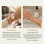 Radiant Sparkle 14K Gold Chain Bracelet | Skin-Friendly, Everyday Luxury Stacking Jewelry--Last Day Sale-90% OFF🔥