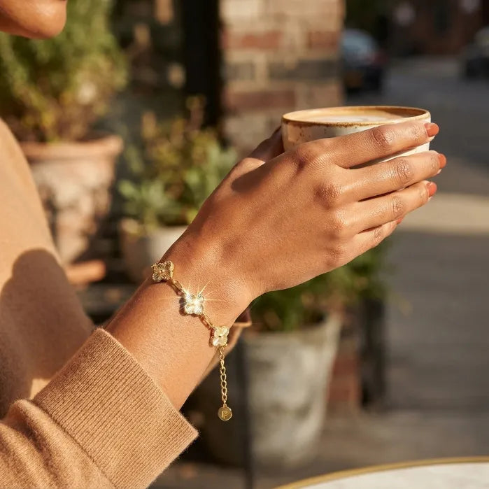 Radiant Sparkle 14K Gold Chain Bracelet | Skin-Friendly, Everyday Luxury Stacking Jewelry--Last Day Sale-90% OFF🔥