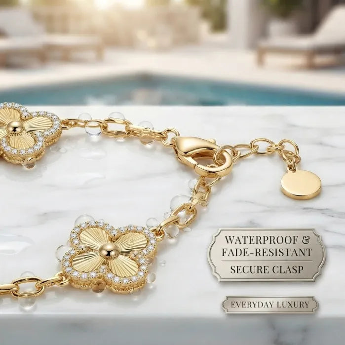 Radiant Sparkle 14K Gold Chain Bracelet | Skin-Friendly, Everyday Luxury Stacking Jewelry--Last Day Sale-90% OFF🔥