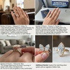The Heirloom 3-Carat Marquise Ring | Pink Sapphire Hidden Halo & 14K Gold Vintage Masterpiece--Last Day Sale-90% OFF🔥
