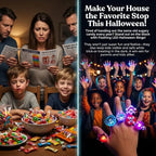 Halloween LED Light Up Rings  - Glow in the Dark Party Favors & Goodie Bag Fillers for Kids