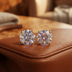 Dazzling Classic Round Cut Stud Earrings with Secure Butterfly Clasp--Last Day Sale-90% OFF🔥