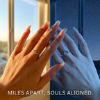 The Eternal Orbit: Sun & Moon Matching Promise Rings for Couples & Best Friends – Micro-Pavé Zirconia Stackable Set--Last Day Sale-90% OFF🔥