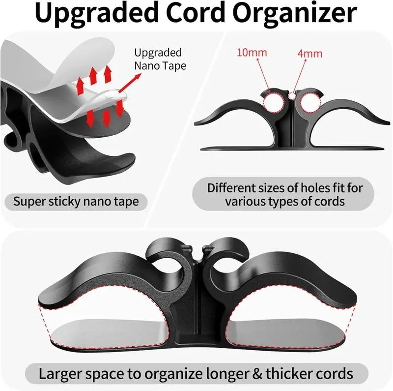 Last Day 50% OFF 🔥 Upgraded Appliance Cord Organizer – Flexible Cord Wrap for Curved & Flat Surfaces