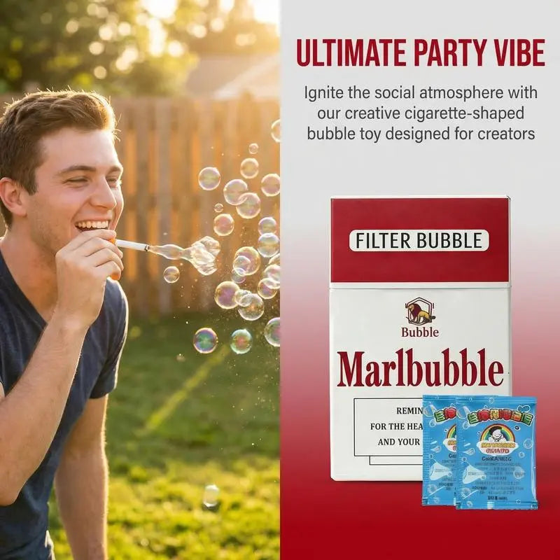 Cigarette Bubble Toy – Pocket-Sized Party Fun & Creative Bubble Effect Last Day 50% OFF 🔥
