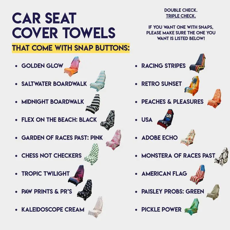 Sweat-Absorbing Car Seat Cover Towel – Full-Size Washable Seat Saver for Gym, Beach, Yoga & Pets | Last Day 50% OFF 🔥