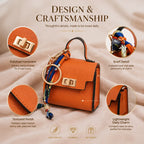Mini Square Bag Charm Keychain – Cute Leather Purse Pendant That Instantly Refreshes Your Handbag, Keys, Backpack & Everyday Tote | Last Day 50% OFF 🔥
