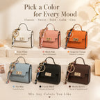 Mini Square Bag Charm Keychain – Cute Leather Purse Pendant That Instantly Refreshes Your Handbag, Keys, Backpack & Everyday Tote | Last Day 50% OFF 🔥