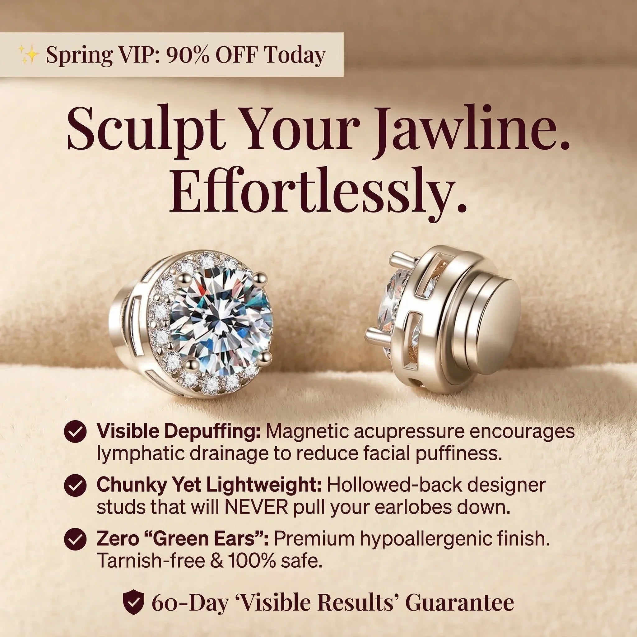 ZENVIRALA® Magnetic Earrings-90% OFF🔥Last Day Sale
